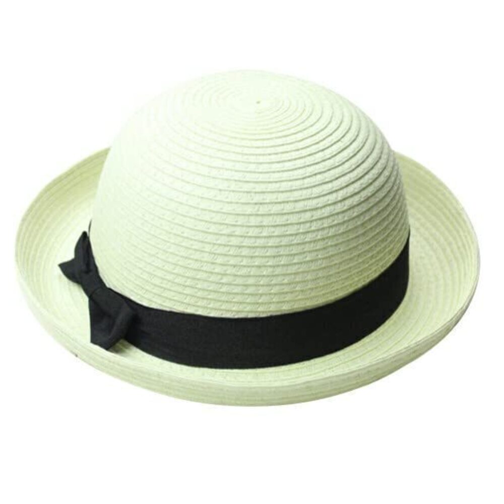 2773 Hats Sun Hat, White Fashion Bowler Summer Sun s Straw Beach Woven